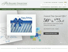 Tablet Screenshot of gallerycollection.ca