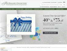 Tablet Screenshot of gallerycollection.com